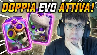 DOPPIA EVOLUZIONE ATTIVA ROMPERÀ IL GIOCO  CLASH ROYALE ITA [upl. by Zebedee]