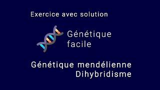 Solution dun exercice de génétique mendélienne sur le dihybridisme [upl. by Pepito]