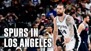 Highlights San Antonio Spurs Road Game at Los Angeles Clippers [upl. by Skrap]