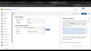 11 Connection Create Flat File amp Oracle Connection in IICS DI iics file oracle informatica [upl. by Teddi]