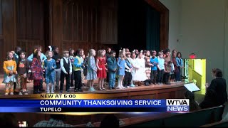 Tupelo hosted community Thanksgiving service [upl. by Desdamona545]