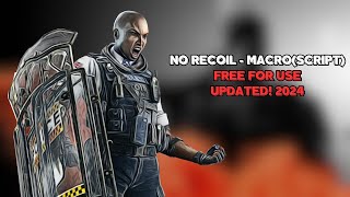 No Recoil Script for Rainbow Six Siege  FREE FOR USE 2024 [upl. by Toddie]