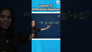 Degree of Differential Equation  shorts mathtricks jee2025preparation  InfinityLearnJEE [upl. by Feldt555]