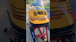 Skidoo elan restoration is finished ready for winter ❄️ skidoo snowmobile winter outdoors trail [upl. by Ayocat]