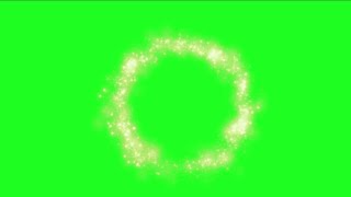 Gold smoke circle green screen effect  green screen videos [upl. by Wolram]