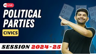 Political Parties  Live Poll Session PYQs and MIQs  Civics Class 10 202425 [upl. by Joachim137]