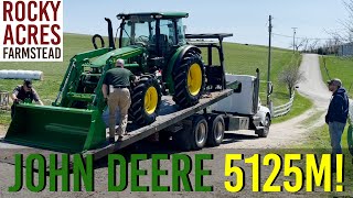 The New John Deere 5125M Arrives At The Farmstead Spring 2022 [upl. by Pangaro596]