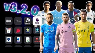 eFootball 2024 Ultimate Patch  V320  New Mod to Unlock All Teams Kits and get a New Scoreboard [upl. by Naegem62]