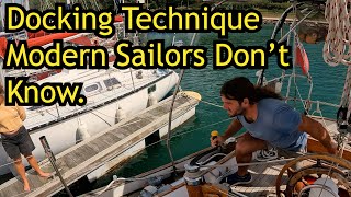 Why Dont Sailors Know this Technique for docking Parbuckling [upl. by Betthezel]