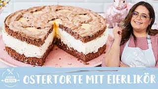 Ostertorte mit Eierlikör  Hasentorte Rezept 🐰🌷😍  Einfach Backen [upl. by Arej398]