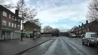 Driving Along Grenville Road Gresham Road amp Burleigh Road Dines Green Worcester England [upl. by Leah342]