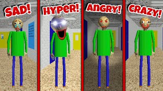 The Many Strange Moods Of Baldi  Baldis Basics [upl. by Leziar]