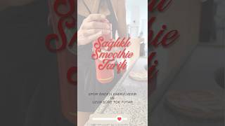 Sağlıklı Smoothie Tarifi fitlifestyle smoothie fittarifler fıstıkezmesi [upl. by Sidonia]