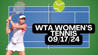 WTA Tennis Predictions Today 091724 FREE PICKS  Alexandrova Vs Kudermetova [upl. by Zeuqram]