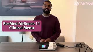 ResMed AirSense 11  How to enter Clinical Menu and change pressure and adjust settings [upl. by Sualkcin620]