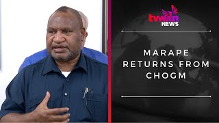 Marape returns from CHOGM [upl. by Jimmie403]