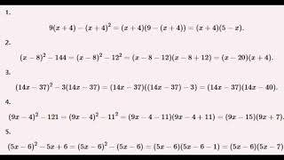 Exercice résolu de factorisation ‐ Réalisée avec Clipchamp [upl. by Groark4]