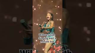 willow Smith singing live waitaminute willsmith willow willowsmith short shorts music [upl. by Wyn]