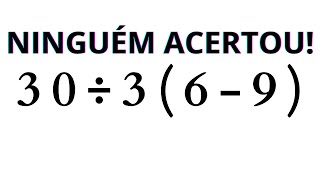 MATEMÁTICA BÁSICA  QUANTO VALE A EXPRESSÃO❓ [upl. by Hake]