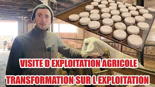 VISITE EXPLOITATION CHEVRE LAITIERE  DE LA TRAITE A LA TRANSFORMATION DE FROMAGE [upl. by Babbie376]