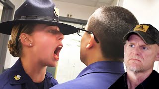 Coast Guard Boot Camp  Making New Seaman Part 2 Marine Reacts [upl. by Cyrie]