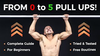 Pull Ups For Beginners  How To Get From 0 to 5 Pull Ups [upl. by Gipsy]