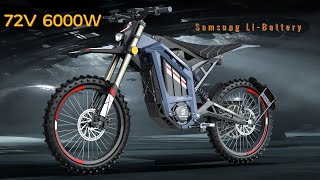 72V 6000w EDirt Bike [upl. by Taub]