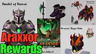 Araxxor Rewards Quick Breakdown August 28th Release Date New Boss [upl. by Tearle391]