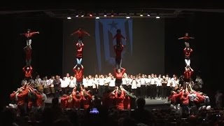 Espectacular Muixeranga a Sueca en homenatge a Joan Fuster [upl. by Ylrak]