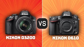 Nikon D3200 vs Nikon D610 Which Camera Is Better With Ratings amp Sample Footage [upl. by Anuska609]