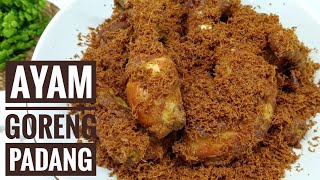 RESEP AYAM GORENG PADANG ENAK BANGET [upl. by Nyrb]