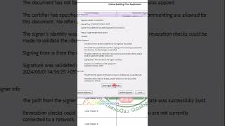 How To Validate Digitally Signed Signature in PDF Files singlewindowportal validsignature [upl. by Hubert798]