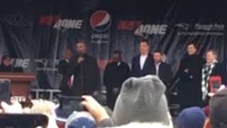 Forget about work today Devin McCourty tells Patriots fans at rally [upl. by Ilyse150]