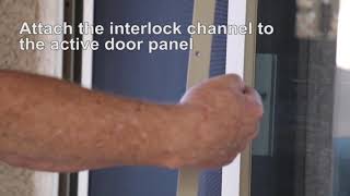 Meshtec 1 Panel Ultimate Security Patio Screen Door Installation [upl. by Girardi608]