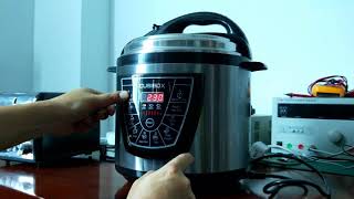 Electric pressure cooker operation instructions [upl. by Bauske379]