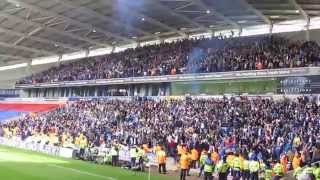 BOLTON V BIRMINGHAM  INJURY TIME EQUALISING GOAL CELEBRATIONS [upl. by Corb]