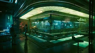 Cyberpunk 2077  1 hour of the Afterlife Rock Pub Ambiance [upl. by Noemad]