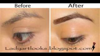 eye brow tutorial how to get the perfect brow shaping and shading your eyebrows [upl. by Meares257]