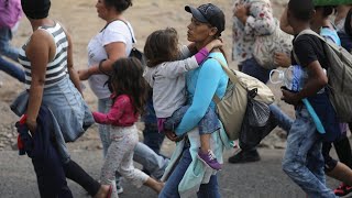 Honduran women among those fleeing violence [upl. by Solrak248]