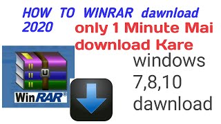 How To Download WinRAR Windows 1078Dawnload WinRAR [upl. by Nrubua]