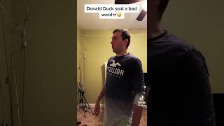 Donald Duck Said A Bad Word shorts [upl. by Ynnal]