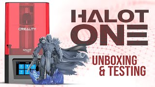 Creality HALOTONE CL60 Resin 3D Printer Unboxing amp Testing [upl. by Einnel]