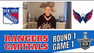 New York Rangers vs Washington Capitals Game 1 [upl. by Sybil]