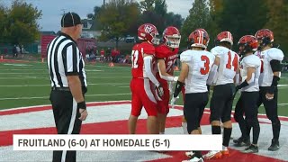 Highlights Homedale upsets Fruitland 2928 in 4A rivalry bout [upl. by Dulce356]