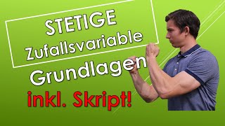 Stetige Zufallsvariable  Grundlagen mit SKRIPT [upl. by Haden]