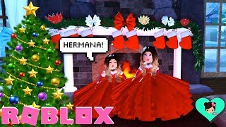 Celebrando Navidad con Mi hermanita en Roblox  Royale High Titi Juegos [upl. by Fromma]