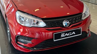 NEW PROTON SAGA 13L PREMIUM S AT  First Look Mewah dan sangat sporty [upl. by Macnair]