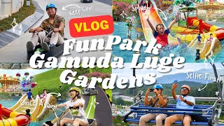 Vlog  FunPark Luge Gamuda Gardens [upl. by Ful]