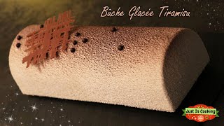 ❅ Recette de Bûche de Noël Glacée façon Tiramisu ❅ [upl. by Ettenwad]