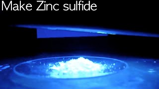 Make Zinc Sulfide Glow in the dark [upl. by Airamasor]